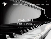 Tablet Screenshot of pianinafortepiany.pl